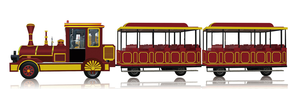 CHC-20型-胭脂红无轨观光小火车